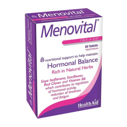 Health Aid Menovital Hormonal Balance Συμπλήρωμα για την Εμμηνόπαυση 60 Δισκία