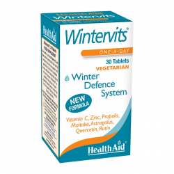 Health Aid Wintervits Συμπλήρωμα Βιταμινών για Ενίσχυση & Θωράκιση Ανοσοποιητικού 30 Δισκία