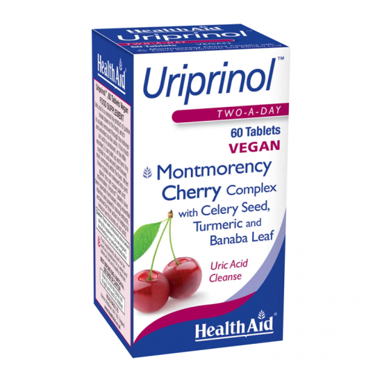Health Aid Uriprinol Συμπλήρωμα για Υγιή Επίπεδα Ουρικού Οξέος 60 Δισκία