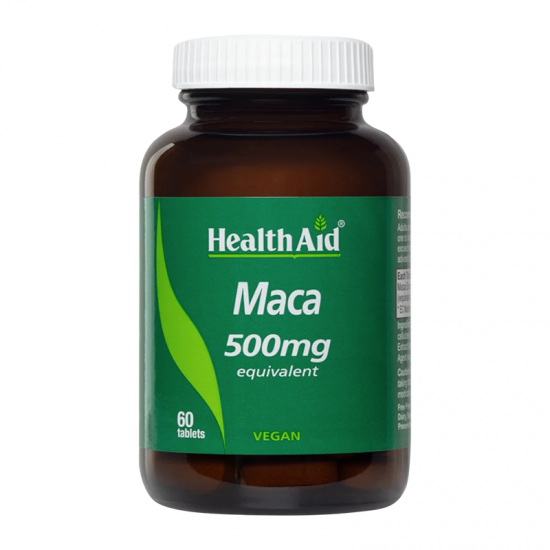Health Aid Maca 500mg Συμπλήρωμα για Ανδρική Τόνωση 60 Δισκία