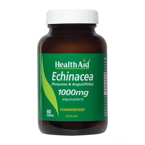 Health Aid Echinacea 1000mg Συμπλήρωμα για Ενίσχυση Ανοσοποιητικού 60 Δισκία