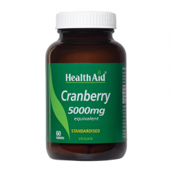 Health Aid Cranberry 5000mg Συμπλήρωμα για την Καλή Υγεία του Ουροποιητικού 60 Δισκία