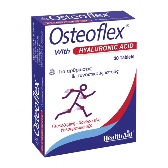 Health Aid Osteoflex with Hyaluronic Acid Συμπλήρωμα για Αρθρώσεις & Συνδετικούς Ιστούς 30 Δισκία