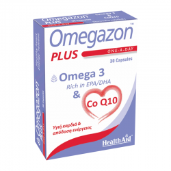 Health Aid Omegazon Plus Συμπλήρωμα για Τόνωση Καρδιάς & Κυκλοφορικού 30 Ταμπλέτες