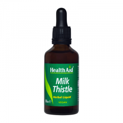 Health Aid Milk Thistle Liquid Συμπλήρωμα για Αποτοξίνωση & Φυσιολογική Λειτουργία του Ήπατος 50ml