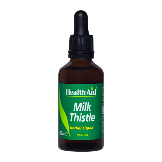Health Aid Milk Thistle Liquid Συμπλήρωμα για Αποτοξίνωση & Φυσιολογική Λειτουργία του Ήπατος 50ml