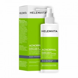 Helenvita ACNormal Purifying & Soothing Lotion Λοσιόν Καθαρισμού με Μικρο-Απολεπιστική Δράση για Λιπαρό Δέρμα με Τάση Ακμής 200ml
