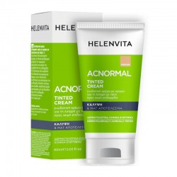 Helenvita ACNormal Tinted Cream Ενυδατική Κρέμα Προσώπου & Λαιμού με Χρώμα για Λιπαρό Δέρμα με Τάση Ακμής 60ml