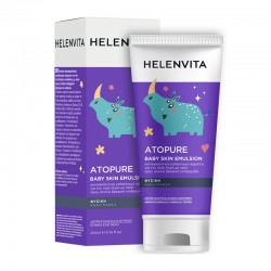 Helenvita Atopure Baby Skin Emulsion Φυτικό Καταπραϋντικό Γαλάκτωμα Προσώπου & Σώματος για το Ευαίσθητο & Ατοπικό Βρεφικό & Παιδικό Δέρμα 200ml