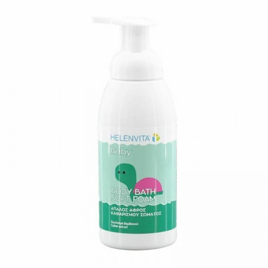 Helenvita Baby Body Bath Soft Foam Εξαιρετικά Ήπιος Αφρός Καθαρισμού για Βρεφική για Ξηερότητα & Ερεθισμούς 400ml 