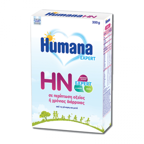 Humana HN Ρόφημα Γάλακτος σε Σκόνη κατά της Διάρροιας από τη Γέννηση 300g