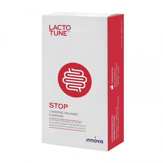 Innovis Lactotune Stop Συμπλήρωμα Προβιοτικών για την Πρόληψη της Οξείας Διάρροιας 6 Κάψουλες