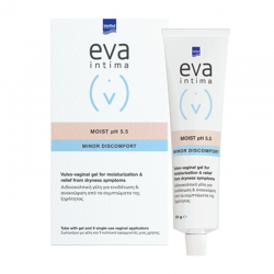 Intermed Eva Intima Moist Minor Discomfort Κολπική Γέλη κατά της Ξηρότητας 50g + 9 Εφαρμοστές Μίας Χρήσης