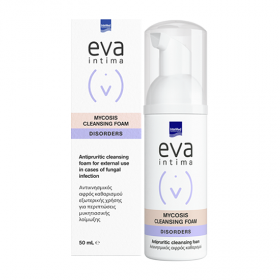 Intermed Eva Intima Mycosis Cleansing Foam Disorders Αντικνησμικός Αφρός Καθαρισμού για Μυκητιάσεις 50ml
