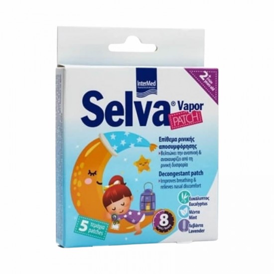 Intermed Selva Vapor Patch Επιθέματα Ρινική Αποσυμφόρησης 5 Τεμάχια
