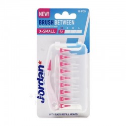 Jordan Brush Between Μεσοδόντια Βουρτσάκια Καθαρισμού X-Small 0,4mm 10τμχ