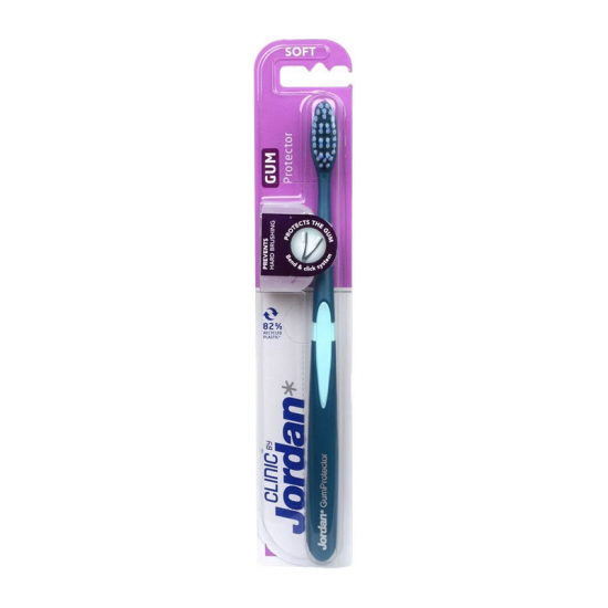 Jordan Gum Protector Toothbrush Soft Blue Μαλακή Εύκαμπτη Οδοντόβουρτσα Μπλε 1 Τεμάχιο