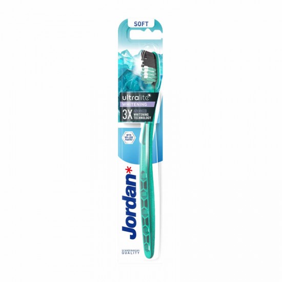 Jordan Ultralite Withening Toothbrush Soft Green Μαλακή Οδοντόβουρτσα Πράσινη 1 Τεμάχιο