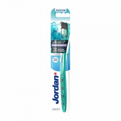 Jordan Ultralite Withening Toothbrush Medium Green Μέτρια Οδοντόβουρτσα Πράσινη 1 Τεμάχιο