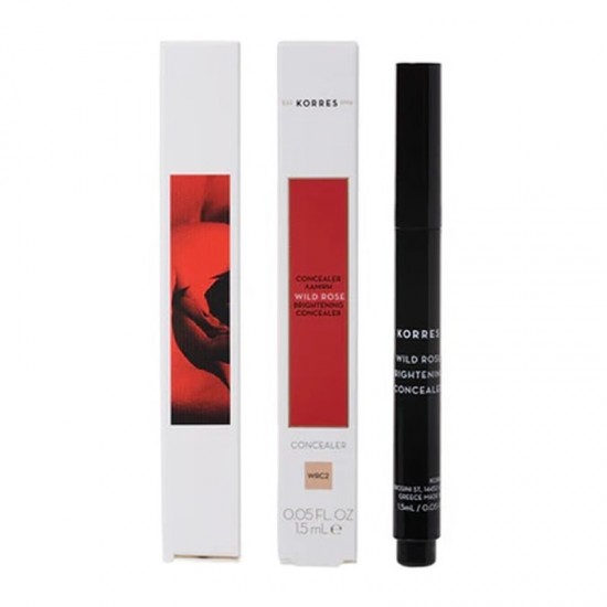 Korres Wild Rose Brightening Concealer WRC2 Άγριο Τριαντάφυλλο για Μέτρια έως Υψηλή Κάλυψη 1,5ml