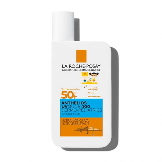 La Roche-Posay Anthelios UVMUNE 400 Dermo-Pediatrics Invisible Fluid SPF50+ Παιδικό Αντηλιακό Προσώπου για Ευαίσθητο Δέρμα και με Τάση Ατοπίας 50ml 