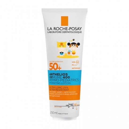 La Roche-Posay Anthelios UVMUNE 400 Dermo-Pediatrics Hydrating Lotion SPF50+ Παιδικό Ενυδατικό Αντηλιακό Γαλάκτωμα για Ευαίσθητο & με Τάση Ατοπίας Δέρμα 250ml