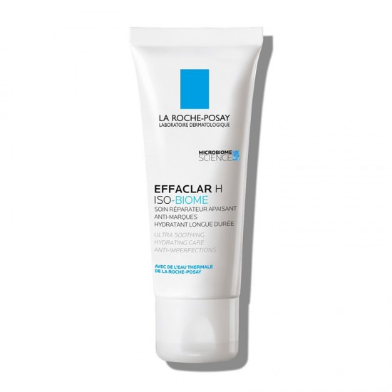 La Roche-Posay Effaclar H Iso-Biome Κρέμα Προσώπου Καταπραϋντική, Ενυδατική & Κατά των Ατελειών 40ml