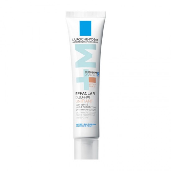 La Roche-Posay Effaclar Duo+M Unifiant Medium Επανορθωτική Κρέμα κατά των Ατελειών με Χρώμα Μεσαίο 40ml
