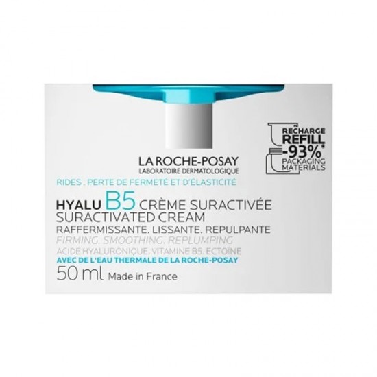 La Roche-Posay Hyalu B5 Suractivated Cream Refill Αντιρυτιδική Κρέμα σε Επαναγεμιζόμενη Συσκευασία για Άμεση Σύσφιξη & Λείανση, Επανόρθωση & Αναπλήρωση 50ml