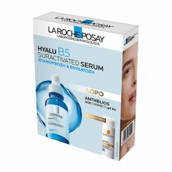 La Roche-Posay Hyalu B5 Suractivated Serum Αντιρυτιδικός & Επανορθωτικός Ορός Προσώπου 30ml + ΔΩΡΟ Anthelios Age Correct SPF50 15ml