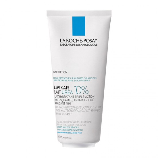 La Roche-Posay Lipikar Lait Urea 10% Ενυδατικό Γαλάκτωμα Σώματος Τριπλής Δράσης για Ξηρό-Τραχύ Δέρμα 200ml