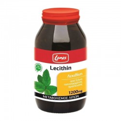Lanes Lecithin 1200mg Συμπλήρωμα με Λεκιθίνη για Ενίσχυση του Μεταβολισμού των Λιπών 200 Ταμπλέτες