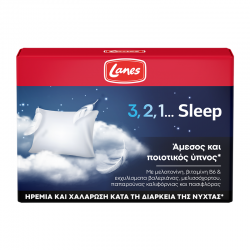 Lanes 321 Sleep Συμπλήρωμα για Ύπνο με Μελατονίνη, Βιταμίνη B6 & Εκχυλίσματα Βοτάνων 30 Κάψουλες