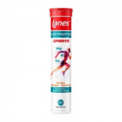 Lanes Electrolytes Sports Συμπλήρωμα με Ηλεκτρολύτες για Αθλητές με γεύση Ανανά-Μάνγκο 20 Αναβράζοντα Δισκία