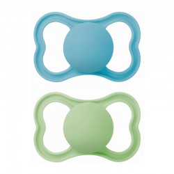 MAM Πιπίλα Καουτσούκ Air 16+ μηνών Χρώμα Μπλε 2τμχ