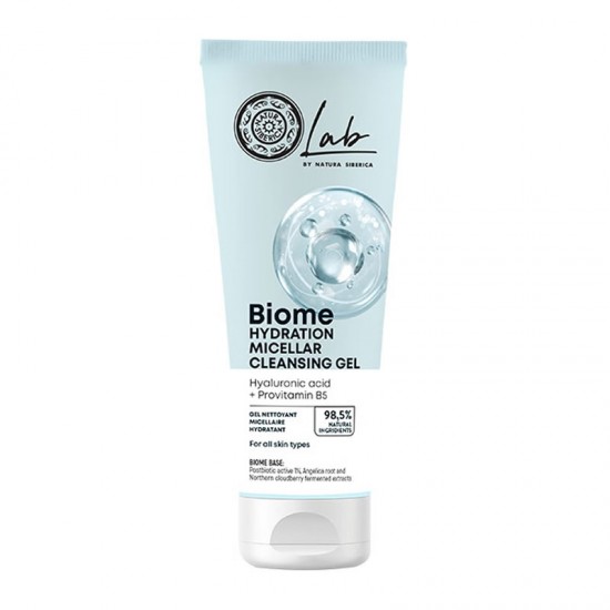 Natura Siberica Lab Biome Hydration Micellar Cleansing Gel Ενυδατικό Τζελ Καθαρισμού 140ml