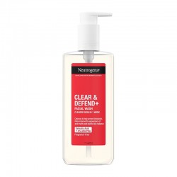 Neutrogena Clear & Defend+ Facial Wash Καθαριστικό Προσώπου για Ακμιακό Δέρμα 200ml