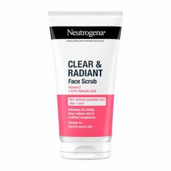 Neutrogena Clear & Radiant Face Scrub Απολεπιστικό Προσώπου με Vitamin C + 0,5% Σαλικυλικό Οξύ 150ml