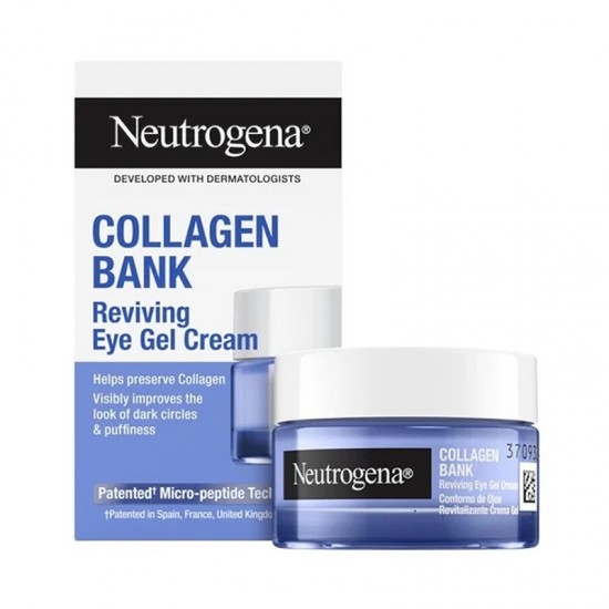 Neutrogena Collagen Bank Reviving Eye Gel Cream Αναζωογονητική Τζελ Κρέμα Ματιών 15g