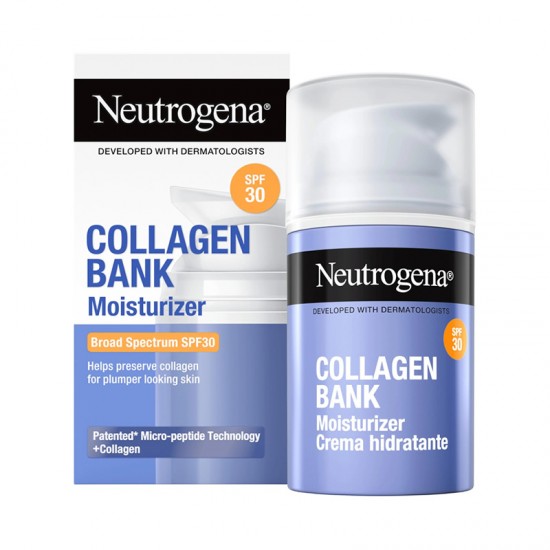 Neutrogena Collagen Bank Moisturizer SPF30 Ενυδατική Κρέμα Ημέρας με Κολλαγόνο 50g
