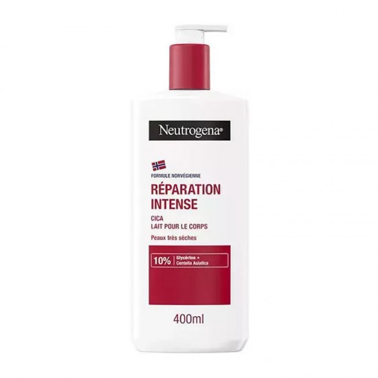 Neutrogena Intense Repair Cica Body Lotion Γαλάκτωμα Σώματος Εντατικής Αναδόμησης για Πολύ Ξηρό Δέρμα 400ml