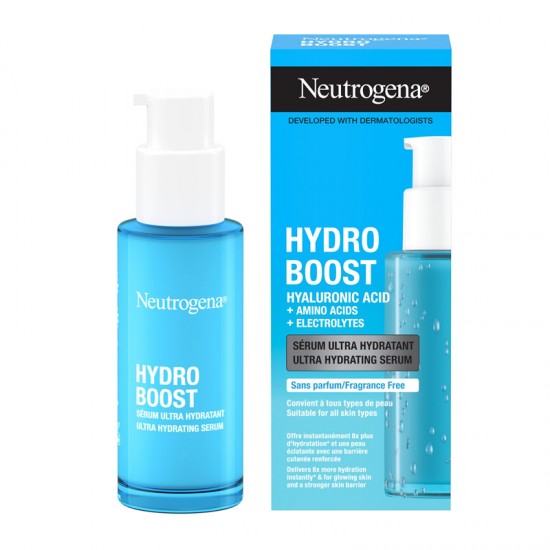 Neutrogena Hydro Boost Ultra Hydrating Serum Ορός Εντατικής Ενυδάτωσης Προσώπου με Yαλουρονικό Οξύ 30ml