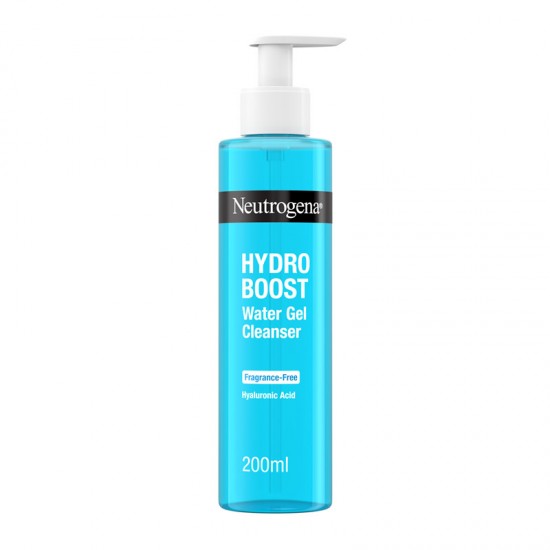 Neutrogena Hydro Boost Cleanser Water Gel Fragrance Free Καθαριστικό Προσώπου Χωρίς Άρωμα 200ml