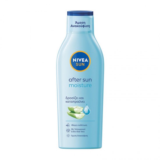 Nivea After Sun Moisture Lotion Ενυδατικό Γαλάκτωμα με Αλόη & Υαλουρονικό 200ml