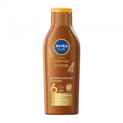 Nivea Sun Intense Bronze Body Lotion SPF6 Γαλάκτωμα Μαυρίσματος Σώματος 200ml