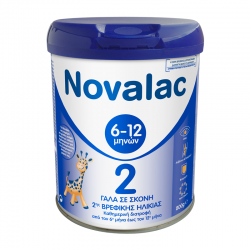 Novalac No2 Spooncap Γάλα σε Σκόνη 2ης Βρεφικής Ηλικίας 6-12 μηνών 800g