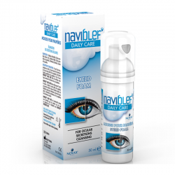 Noxam Naviblef Daily Care Eyelid Foam Αφρός Καθαρισμού Βλεφάρων για Εκκρίσεις 50ml