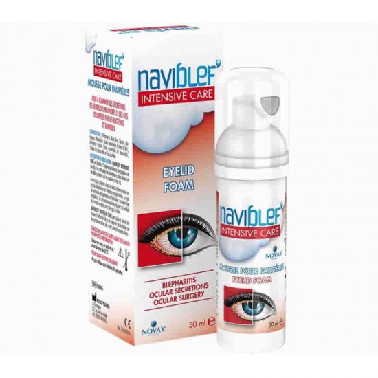 Noxam Naviblef Intensive Care Eyelid Foam Αφρός Καθαρισμού Βλεφάρων για Βλεφαρίτιδα 50ml