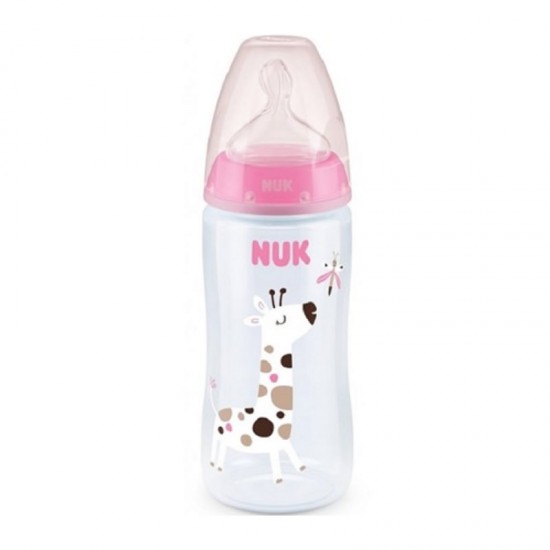 NUK First Choice+ Temperature Control Μπιμπερό Πλαστικό με Θηλή Σιλικόνης XL 6-18 μηνών 360ml 