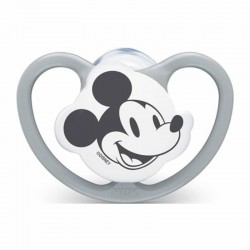 NUK Πιπίλα Σιλικόνης Space 6-18 μηνών Baby Disney Mickey με Θήκη 1 Τεμάχιο